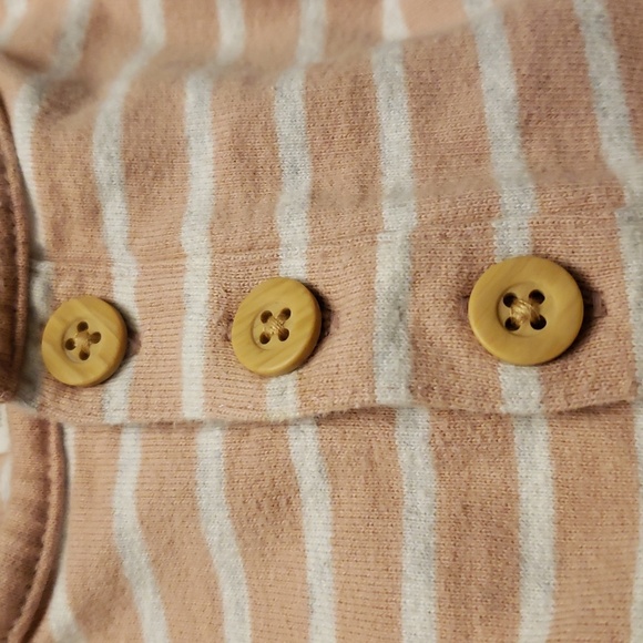 Organic Little Planet By Carter's Striped Sleeveless Baby Girl Romper Size 18m - Picture 12 of 12